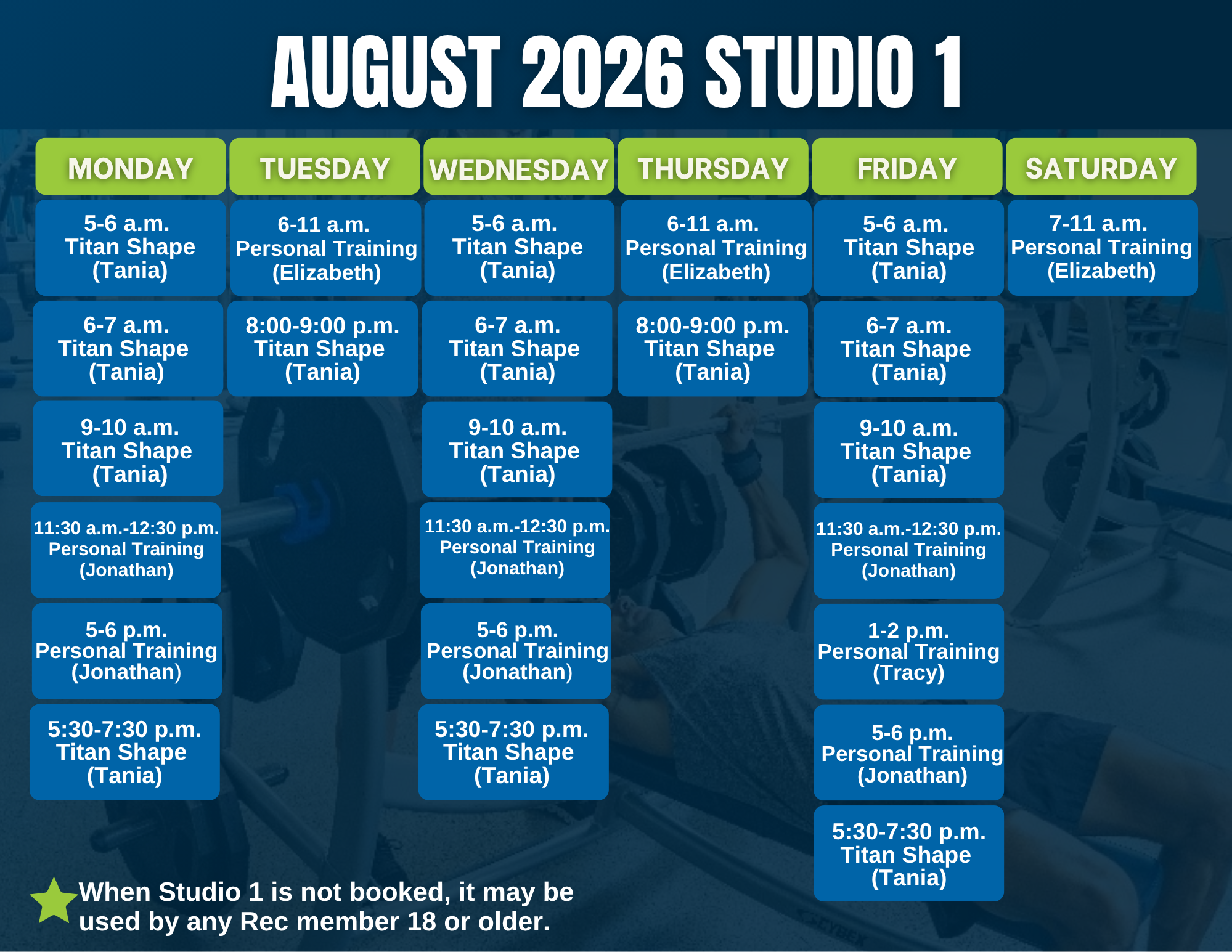 August 26 Studio1